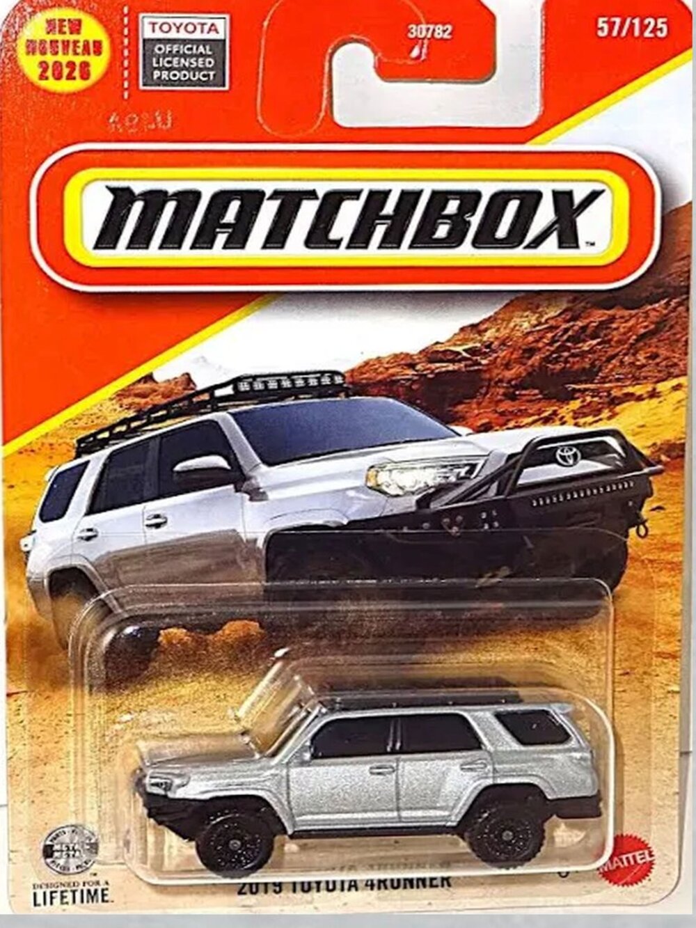 Matchbox 2019 Toyota 4Runner SILVER